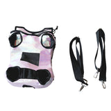 Pet Portable Four-corner Backpack Pink